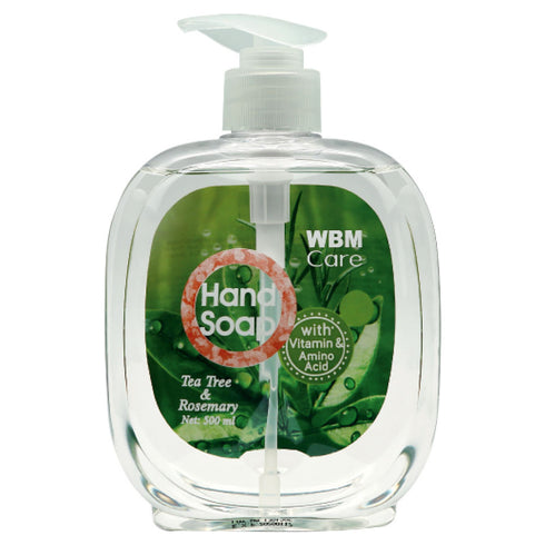 Liquid Hand Wash, Tea Tree & Rosemary - 16.9 fl oz | WBM CARE